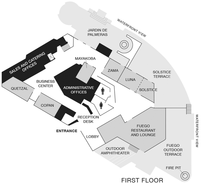 hotel lobby layout maps